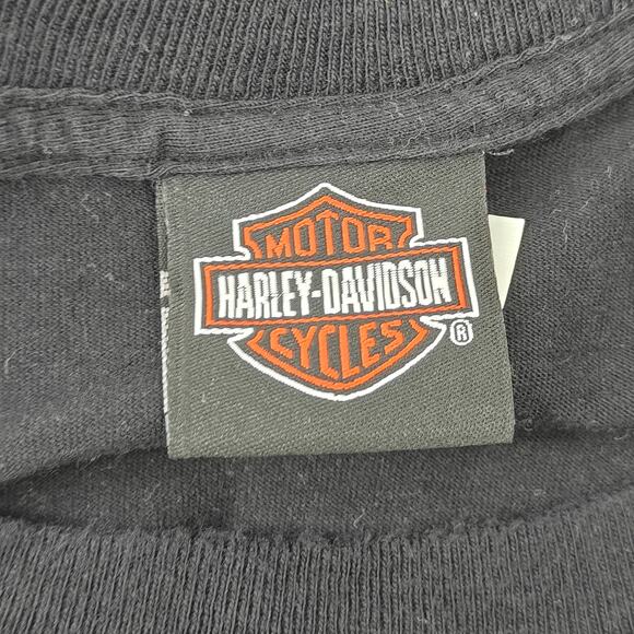 Harley Davidson Double Sided Graphic Firefighter NYC Short Sleeve Xlarge - Picture 2 of 4